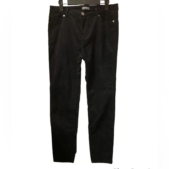 BUFFALO DAVID BITTON VELVET MID RISE SKINNY PANTS - Picture 2 of 5